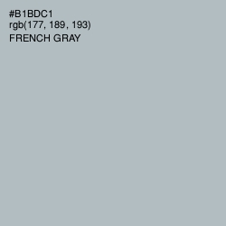#B1BDC1 - French Gray Color Image